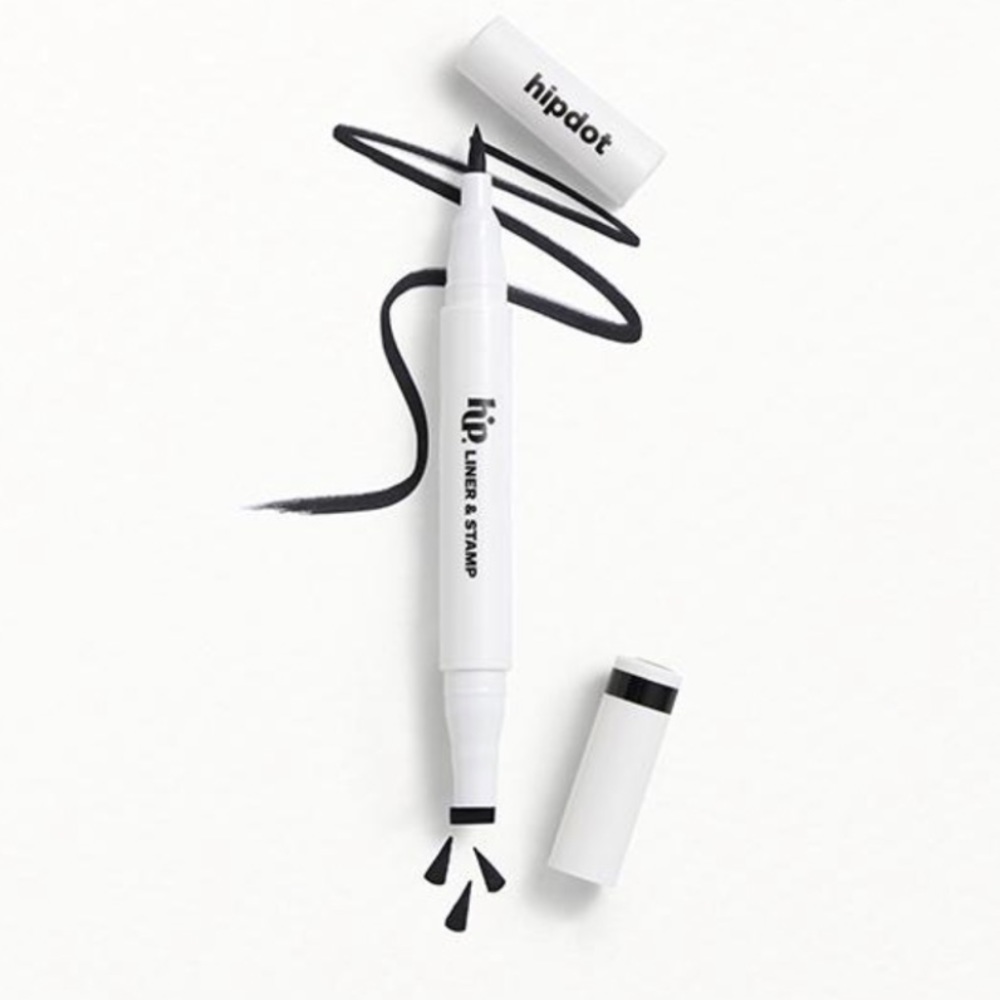 HIPDOT Jet Black Stamp + Thick Liner Black NIB